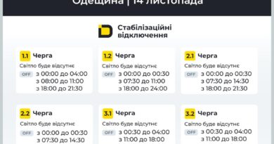 ‼️Одещина: графіки відключень на 14 листопада ‼️Одещина: графіки відключень на 14 листопада